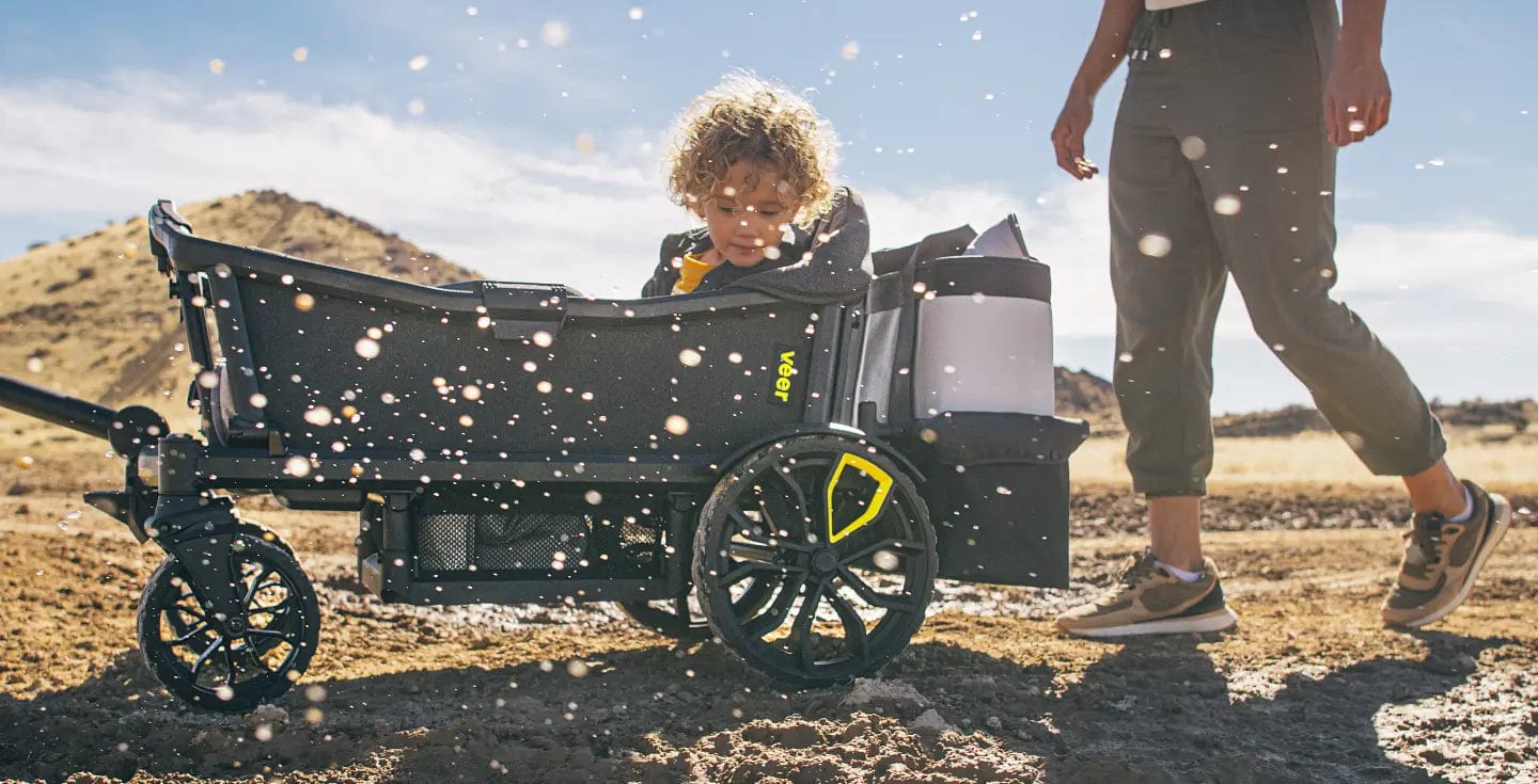 Veer Cruiser XL 4-Seater Stroller Wagon - All-Terrain Multi-Purpose Wagon for Kids & Toddlers - Perfect for Beach, Park, Zoo & Family Outings