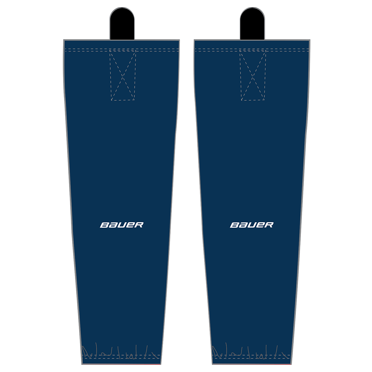 Bauer Flex Stock Hockey Socks for Senior Players - Breathable & Durable Performance Socks for Ice Hockey Games & Training