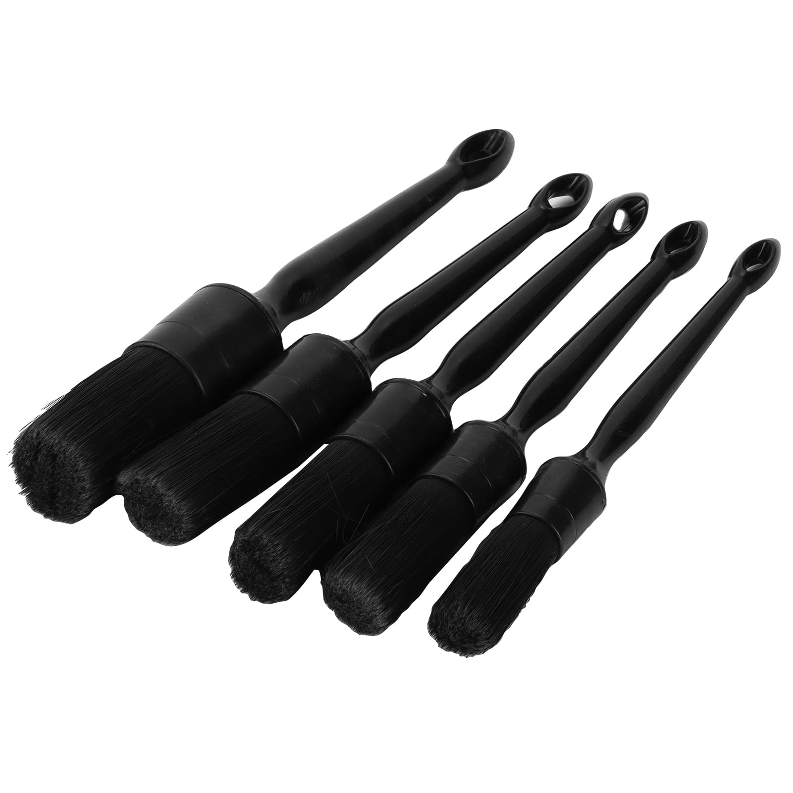 ZCLCSS 5PCS Premium Car Detailing Brush Set - Soft Microfiber & Microfilament Cleaning Tools for Auto Interior & Exterior - Perfect for Car Wash, Dashboard, Vents & Wheels