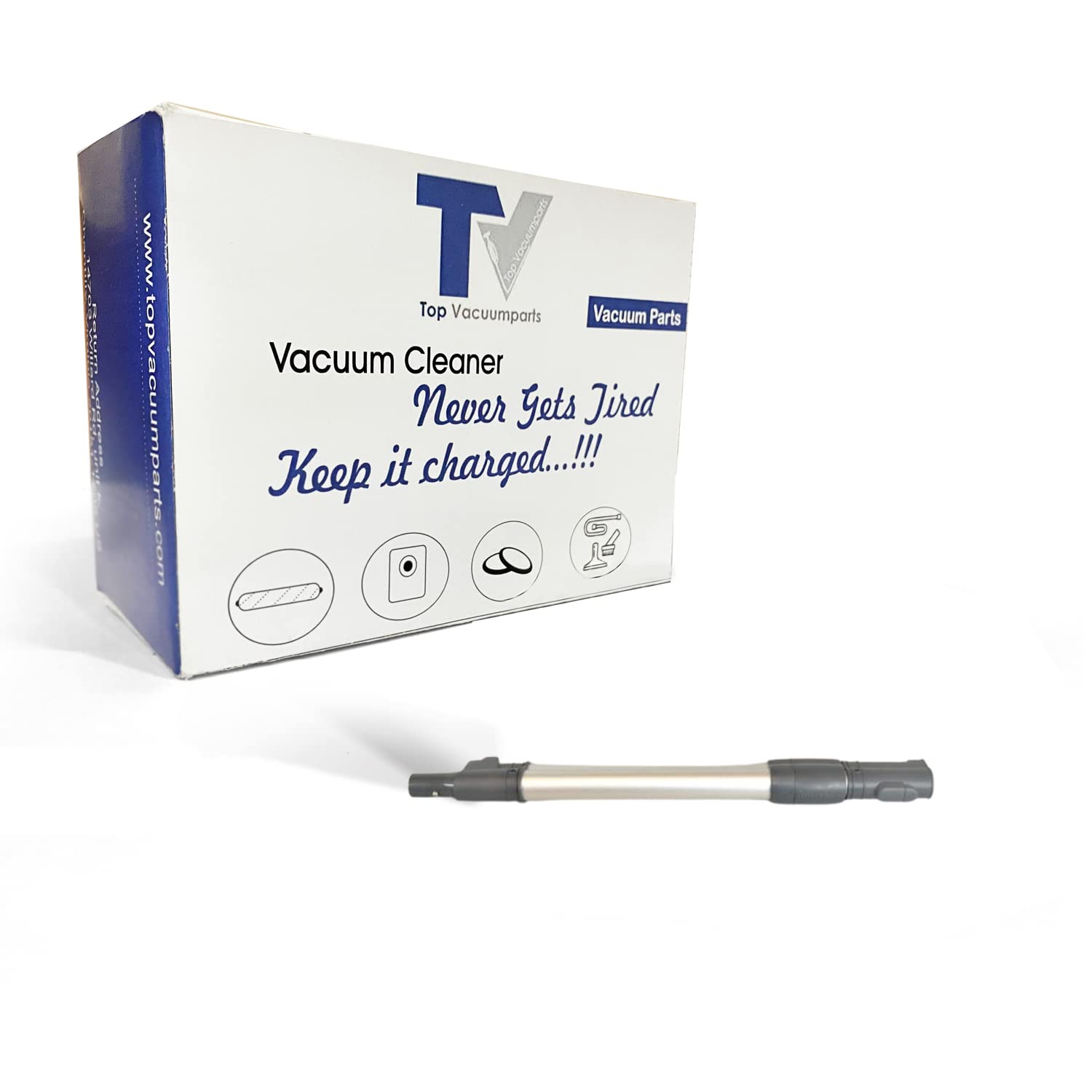 Replacement Telescopic Electric Wand for Vento Canister Vacuum Cleaner - Compatible with MR500 & Part 500ELECTRICWAND - Extendable Cleaning Tool for Hard-to-Reach Areas, Ceiling Fans & High Dusting