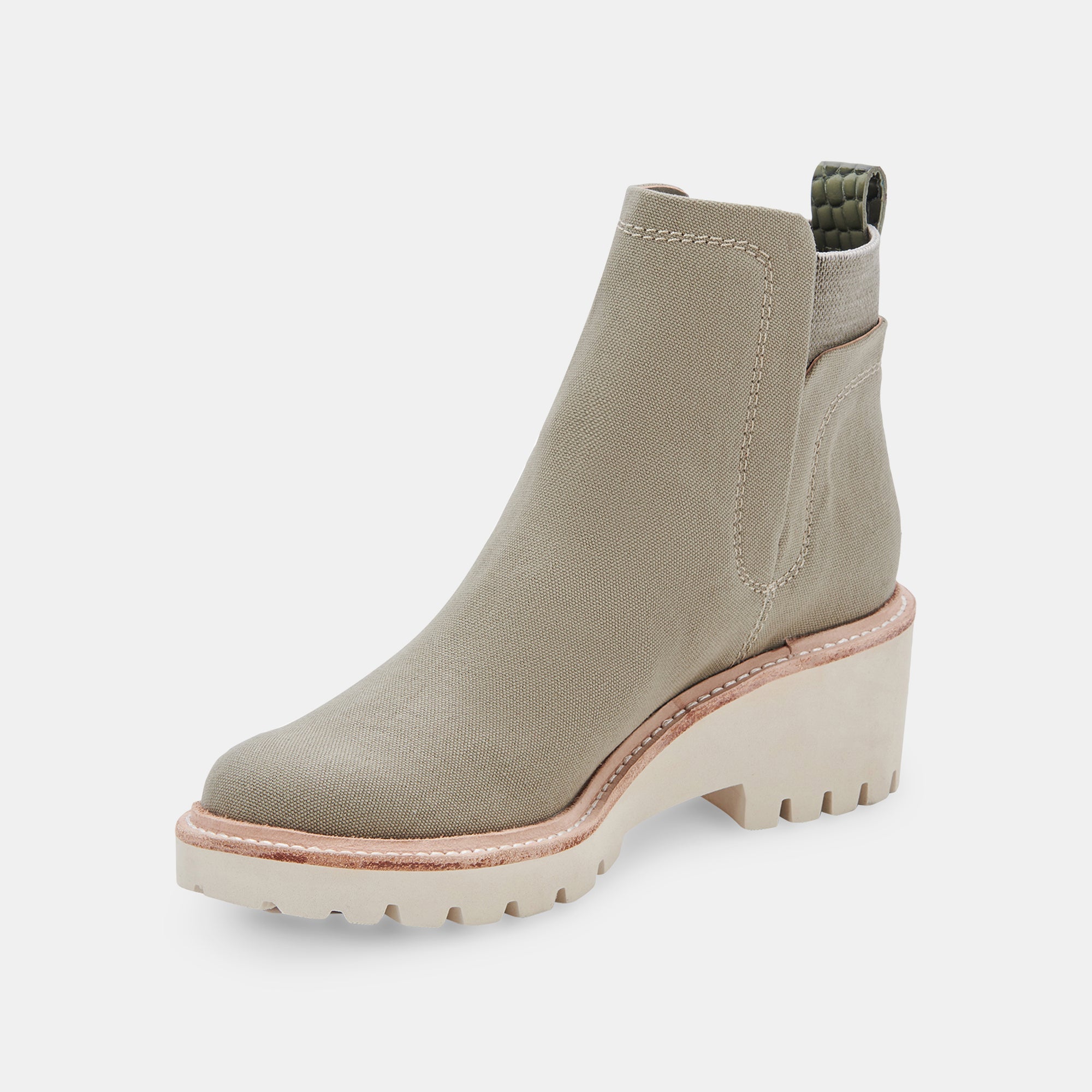HUEY BOOTIES SAGE CANVAS Shoes - Comfortable Slip-On Booties for Women | Casual & Outdoor Wear | Perfect for Walking, Travel, and Everyday Use
