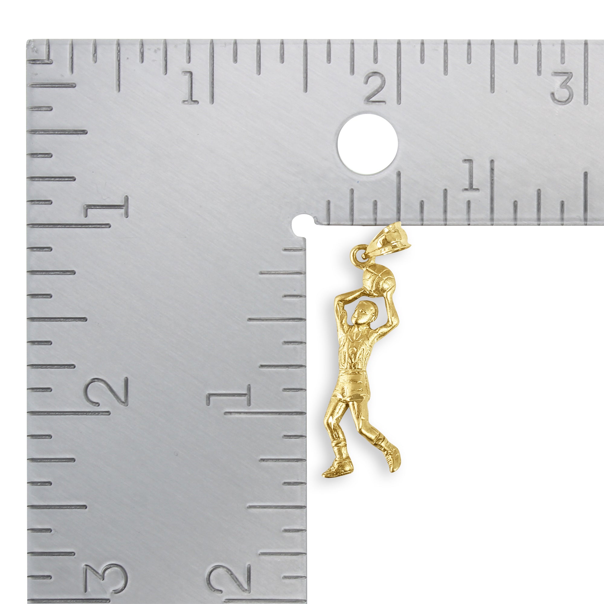 Diamond Cut Basketball Player Necklace - Stylish Sports Jewelry for Men & Women | Perfect for Games, Training, and Everyday Wear