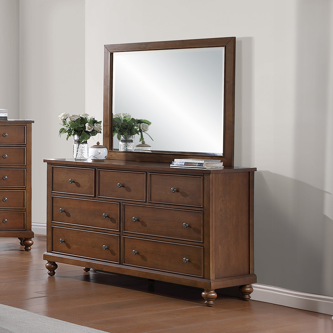 Miranda Dresser - Modern 6-Drawer Wooden Dresser for Bedroom, Nursery & Closet Organization | Stylish Storage Furniture for Home & Office