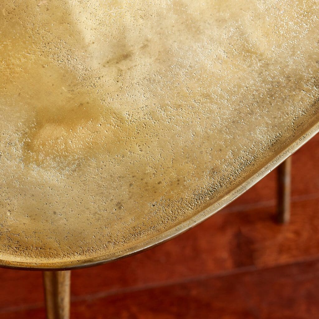 Cyan Design 10116 Bexley Side Table - Antique Gold Finish, Large Accent Table for Living Room, Bedroom & Office Decor