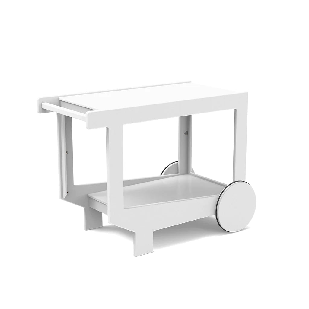Loll Lollygagger Bar Cart - Premium Rolling Drink Cart with Wheels for Home Bar, Party & Outdoor Entertaining | Mobile Beverage Station for Cocktails, Wine & Coffee