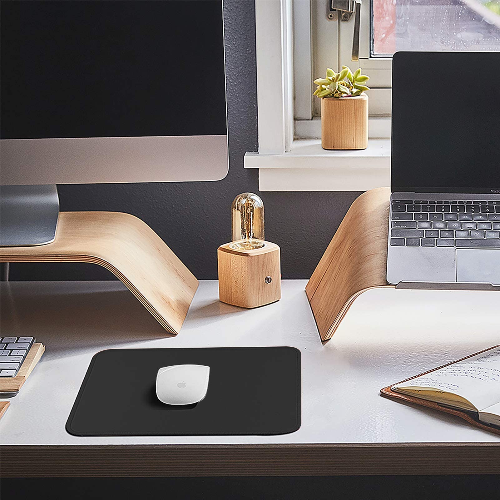 3 Pack Gaming Mouse Pad Set - Non-Slip Rubber Base, Anti-Fray Stitched Edges, Smooth Surface for PC/Laptop (11x8.7in) - Perfect for Office Work, Online Gaming & Home Use