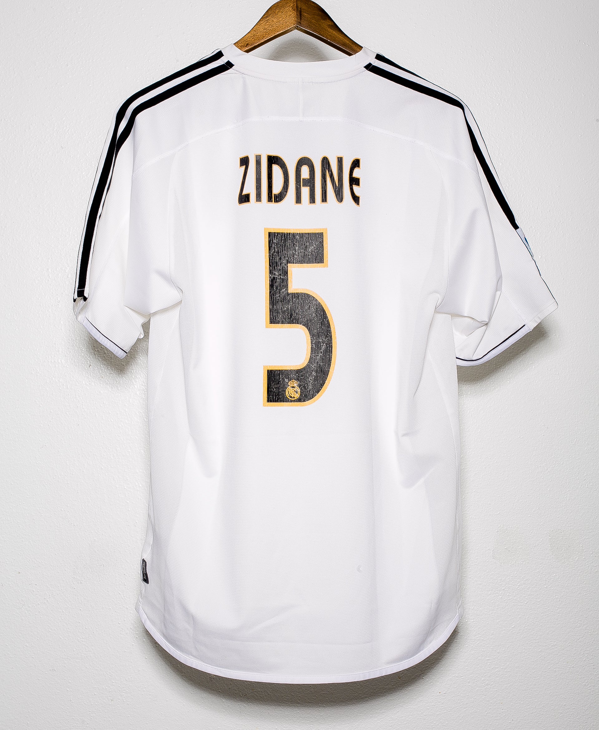 2003 Real Madrid Home Jersey #5 Zidane (Medium) - Authentic Soccer Shirt for Fans & Collectors - Perfect for Match Days & Sports Memorabilia Display