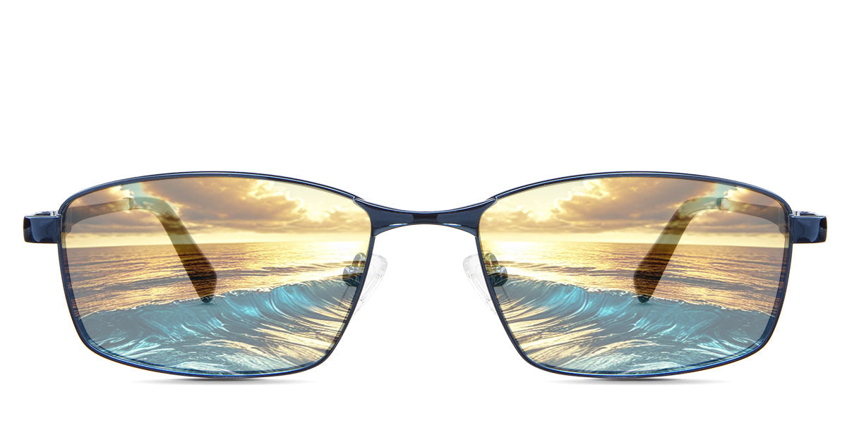 Juan Men Prescription Tinted Glasses - Blue Light Blocking & UV Protection for Computer Work, Reading, and Outdoor Activities