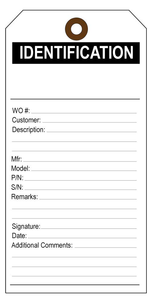 FAA Inspection Tags - Pack of 100 White Aviation Maintenance Cards | FAA Compliant Aircraft Safety Tags for Aviation Professionals & Mechanics | Perfect for Aircraft Inspections, Hangar Organization & Maintenance Logs