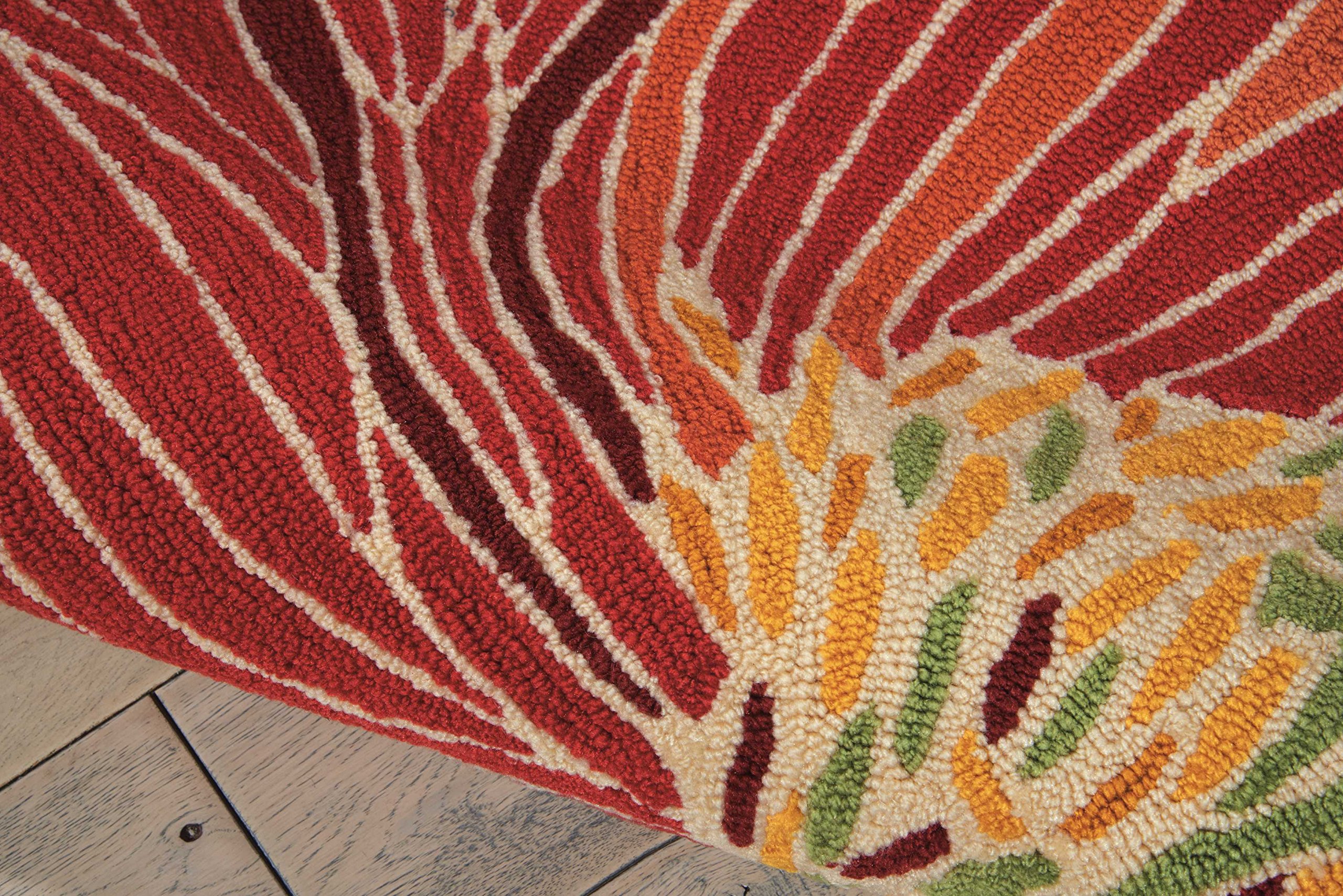 Nourison Fantasy Floral Sunset 3'6
