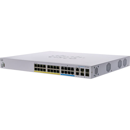 Cisco CBS350 24-Port Multi-Gig PoE++ Managed Network Switch with 10G SFP+ & Combo Ports | Ideal for Business Networks, Data Centers & High-Speed Connectivity