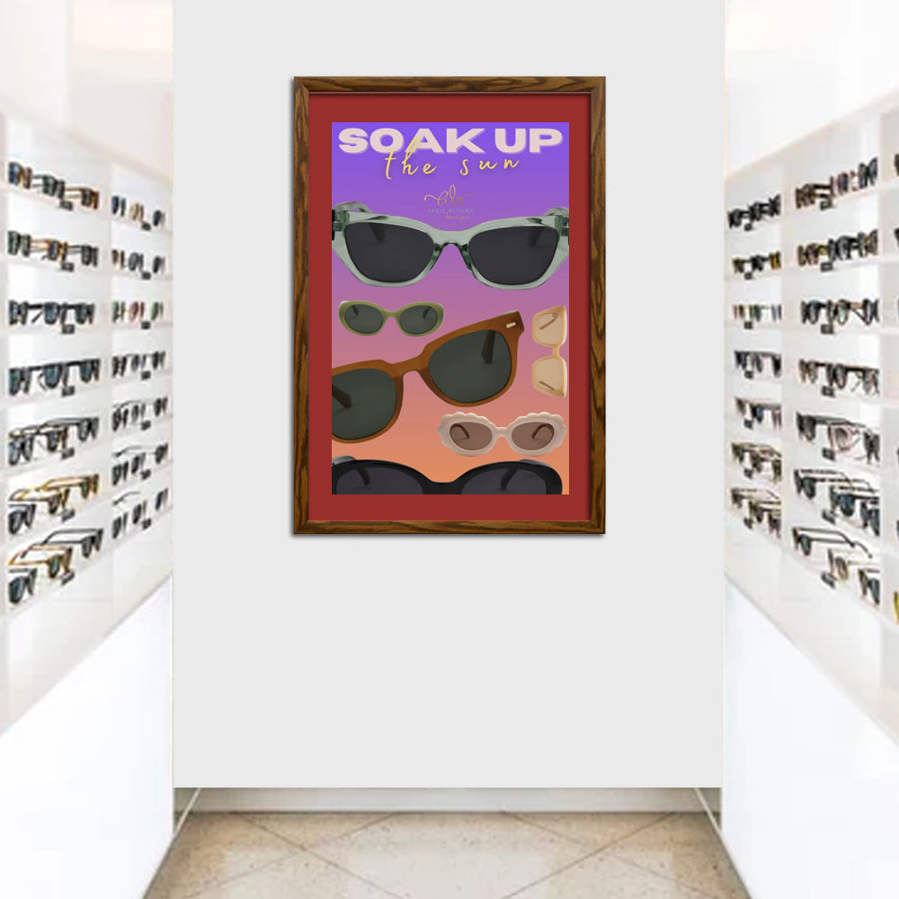 27x40 Designer Wood Snap Frames for Posters - 4 Wide Matboard - Perfect for Movie Posters, Art Prints & Home Decor Display