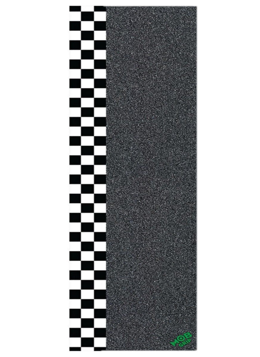 MOB Checker Strip Grip Tape - Premium Skateboard Deck Grip for Enhanced Traction and Control - Perfect for Street Skating, Tricks, and Longboard Safety