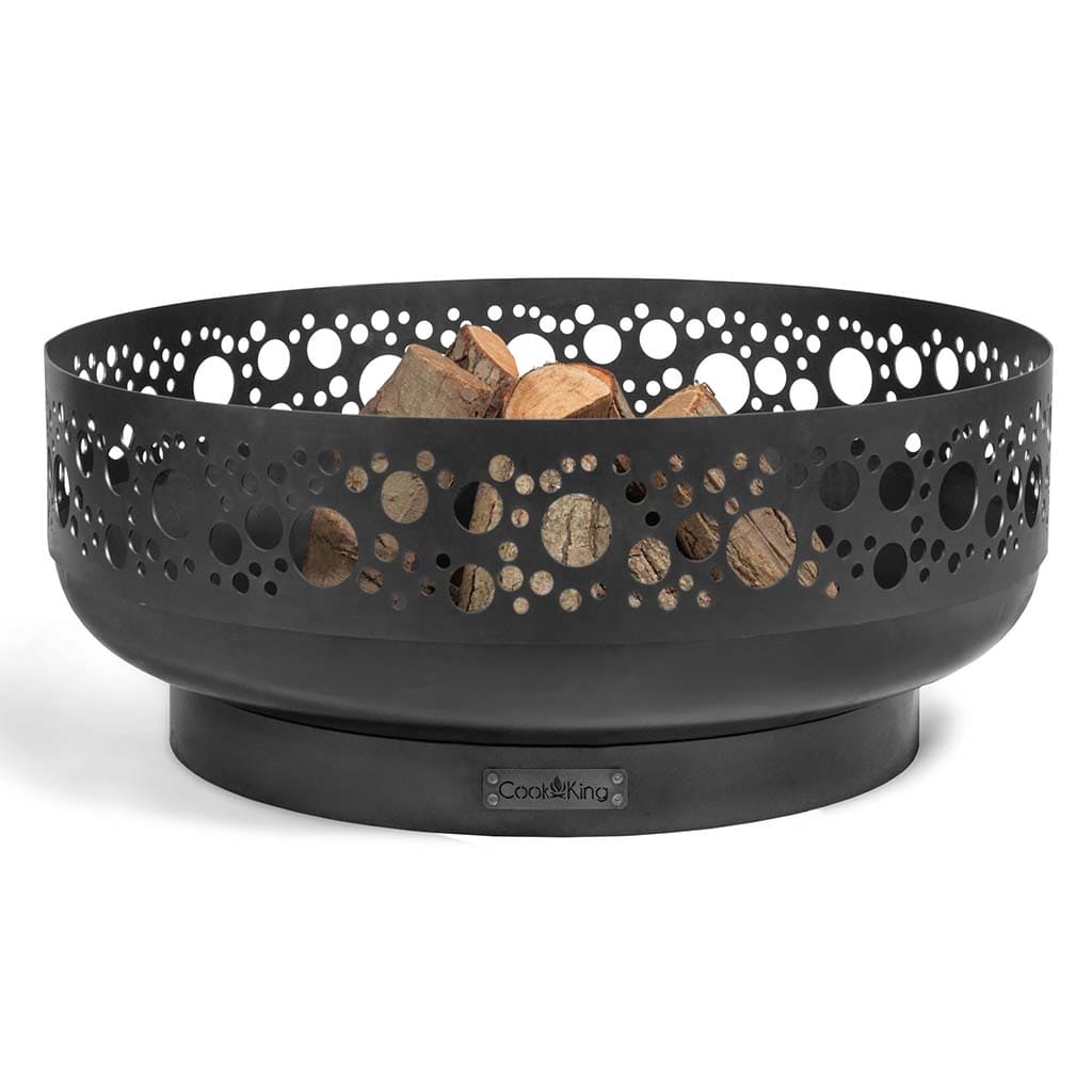 Good Directions Cook King Boston 31.5 Inch Outdoor Fire Pit - Perfect for Backyard, Patio, and Camping Gatherings