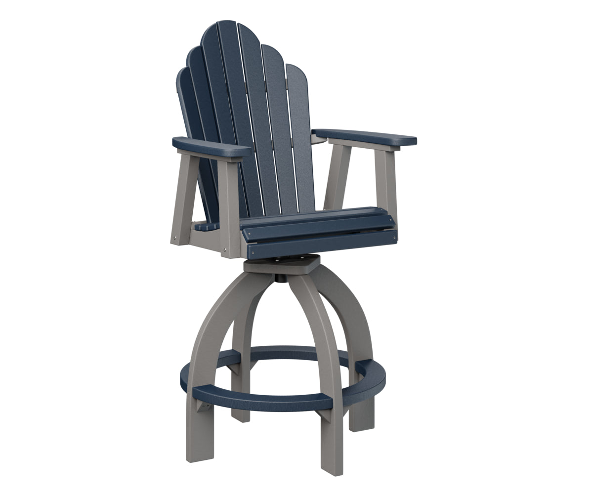 Navy Blue on Light Gray