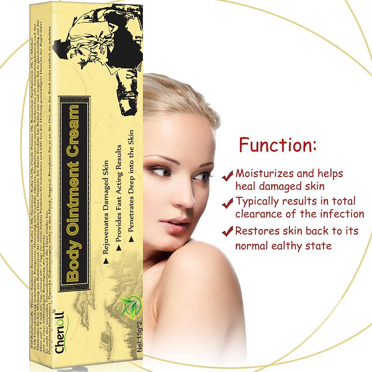 Best Moisturizing & Healing Cream for Dry Skin - 2 Pack Body & Hand Ointment for Cracked, Itchy Skin Relief - Perfect for Daily Hydration & Eczema Care
