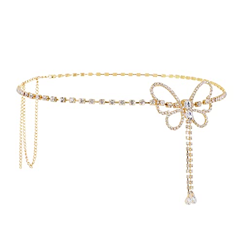 butterfly tassel gold