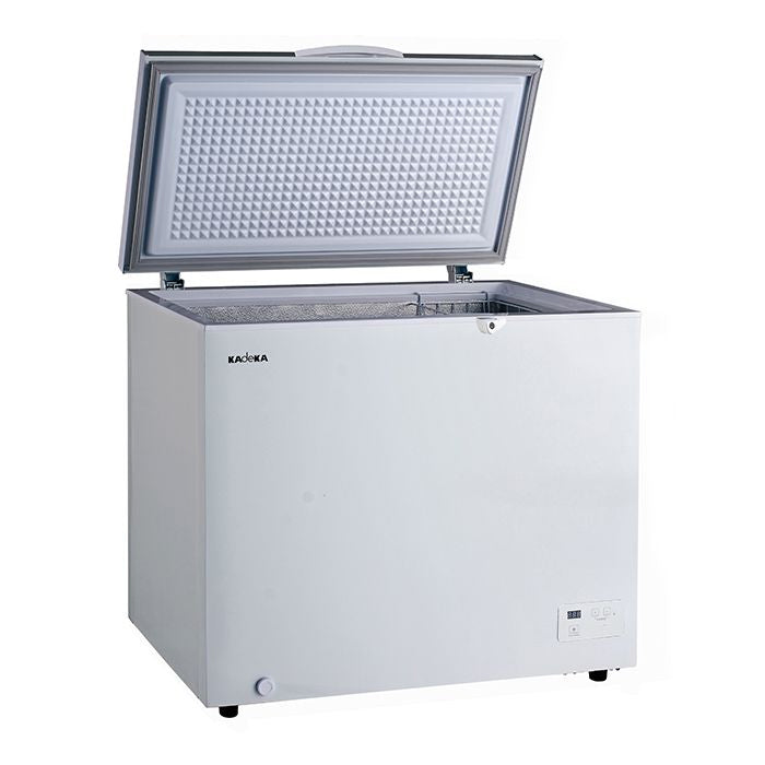 KCF 250I 250L Chest Freezer - Large Capacity Upright Deep Freezer for Home, Restaurant & Commercial Use - Energy Efficient Standalone Freezer for Frozen Food Storage