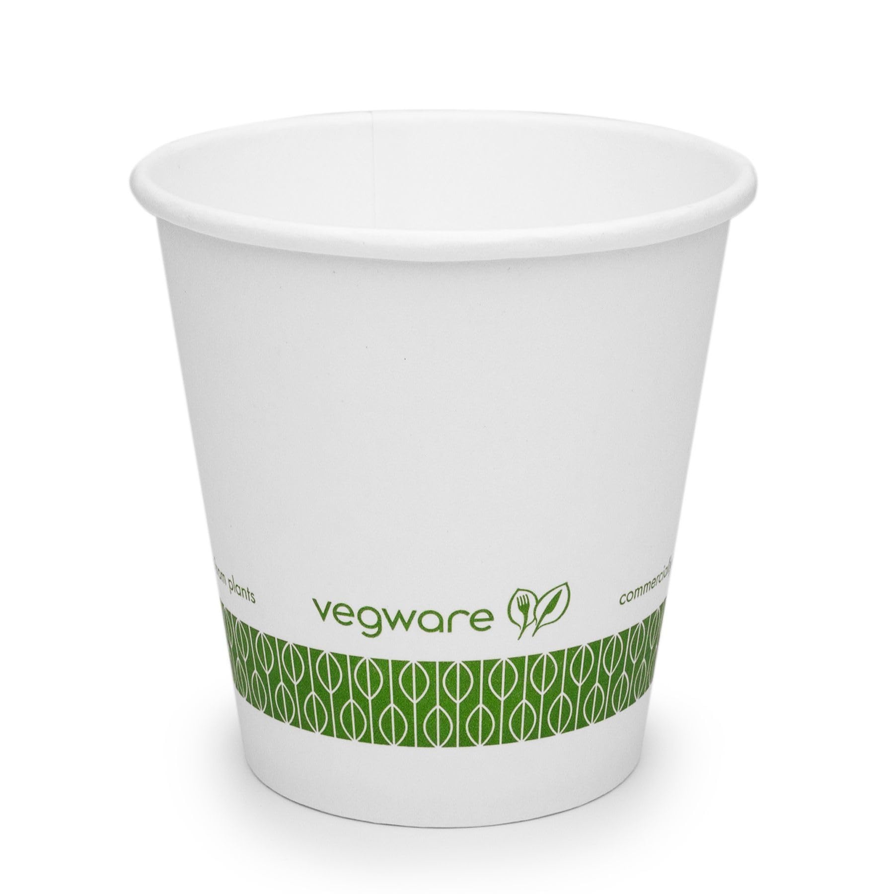 Eco-Friendly Compostable 6oz Espresso Coffee Cups - 1000 Pack, White Single Wall Hot Drink Cups with PLA Lining | Sustainable Disposable Coffee Cups for Cafes, Offices & Events | Compatible with Series 89 Lids