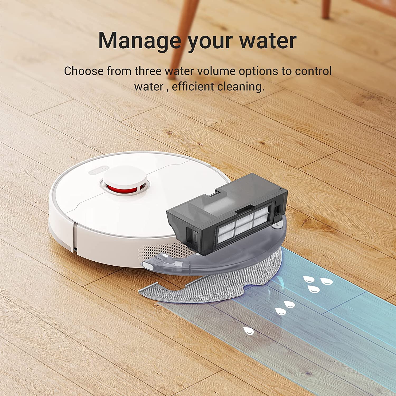 Dreame D10 Plus Robot Vacuum and Mop with Auto Empty Dock - Smart Self-Cleaning Cordless Vacuum for Hardwood Floors & Carpets - Perfect for Pet Hair, Daily Cleaning & Large Homes