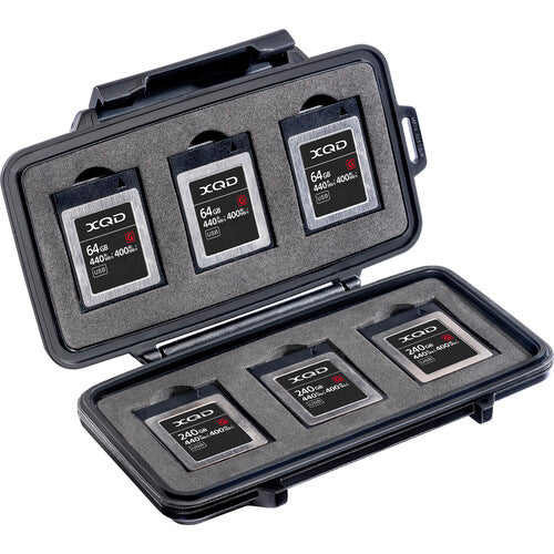Pelican 0965 Waterproof Memory Card Case - Secure Storage for XQD & CFexpress Cards - Perfect for Travel, Photography & Outdoor Adventures