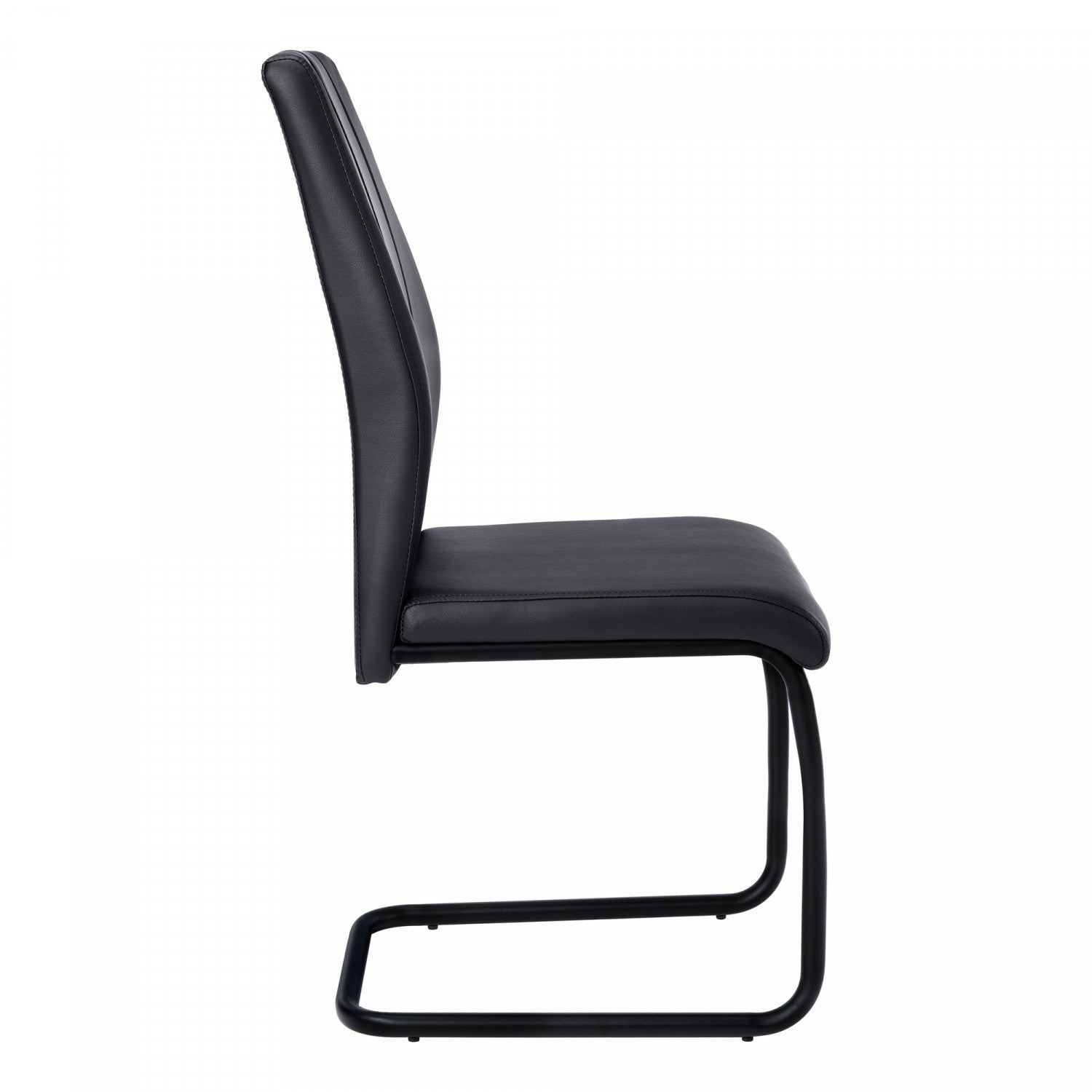Cabot Dining Chairs Set of 2 - Modern Black Wooden Kitchen Chairs for Dining Room, Kitchen, and Breakfast Nook - Sturdy and Comfortable Seating Solution