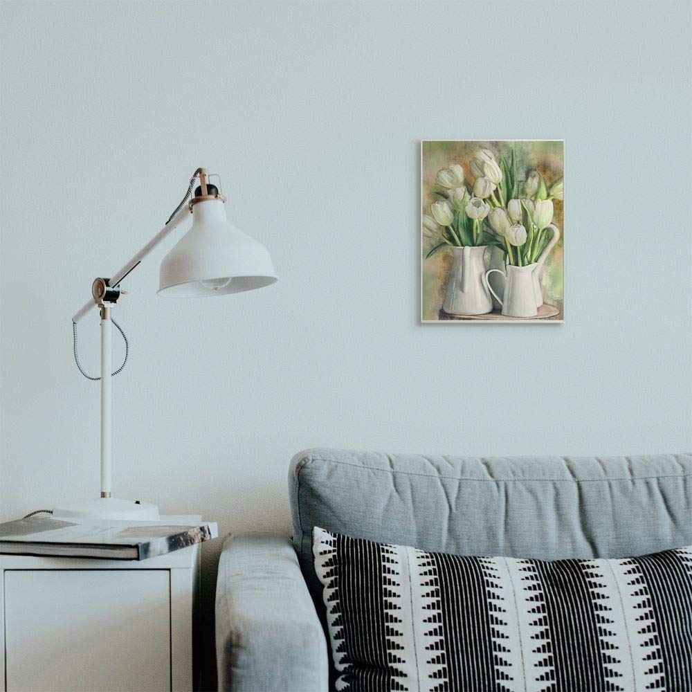 Stupell Industries White Tulips in Charming Country Pitchers Wall Art - 10