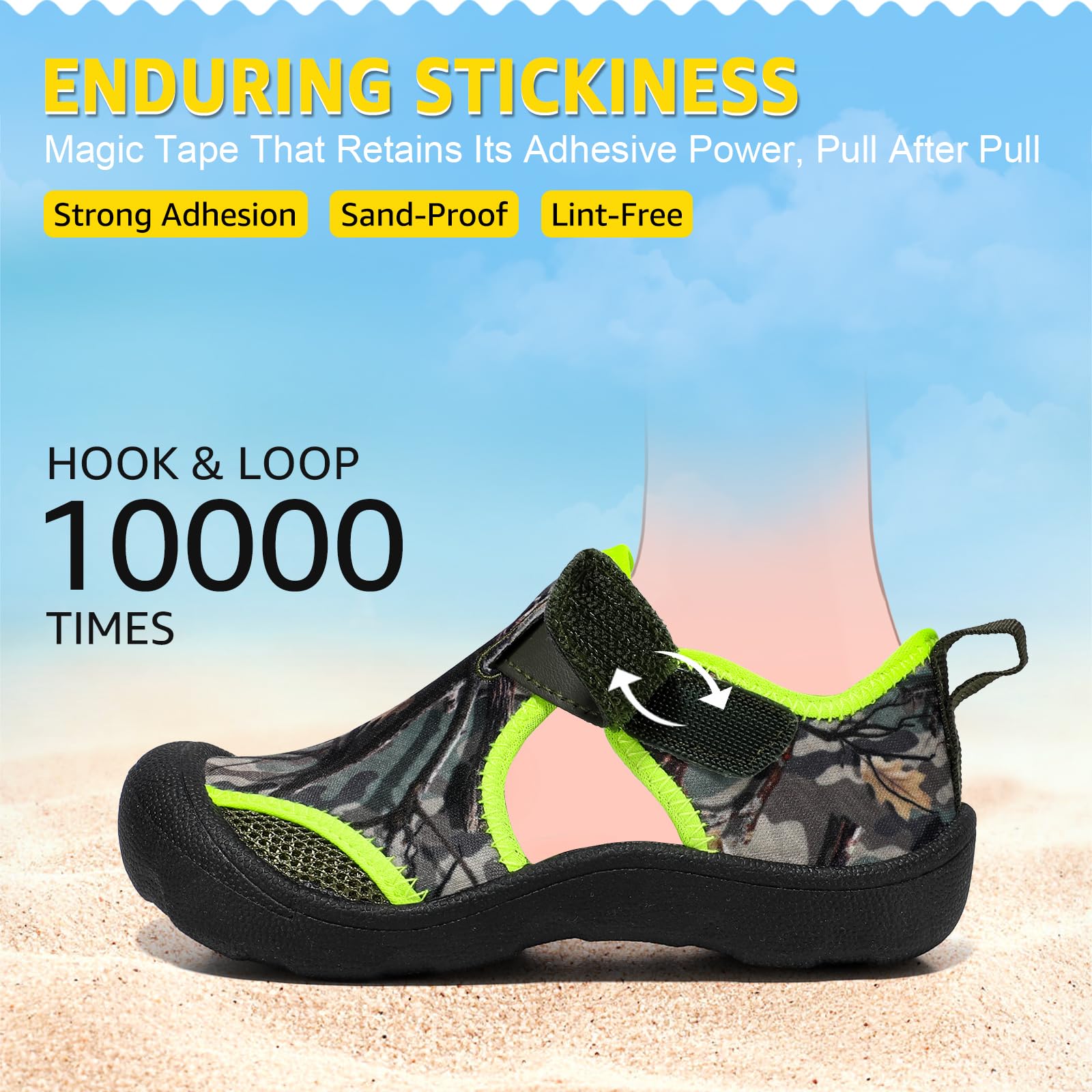 **Kids Quick-Dry Water Shoes for Beach, Pool & Swimming - Non-Slip Cute Toddler Aqua Shoes for Boys & Girls**    (*Perfect for beach vacations, pool parties, water parks, and summer outdoor activities!*)