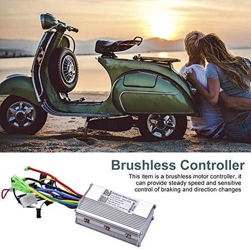 Brushless Motor Controller for E-Bike - Aluminum Alloy Speed Controller with Sensitive Braking & Direction Control | Perfect for Commuting, Mountain Biking & Electric Scooter Upgrades