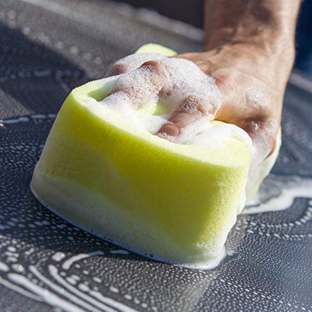 Premium Multi-Purpose Cleaning Sponge for Kitchen, Bathroom & Dishes - Heavy Duty Scrubber with Non-Scratch Surface - Ideal for Pots, Pans, Countertops & Stainless Steel
