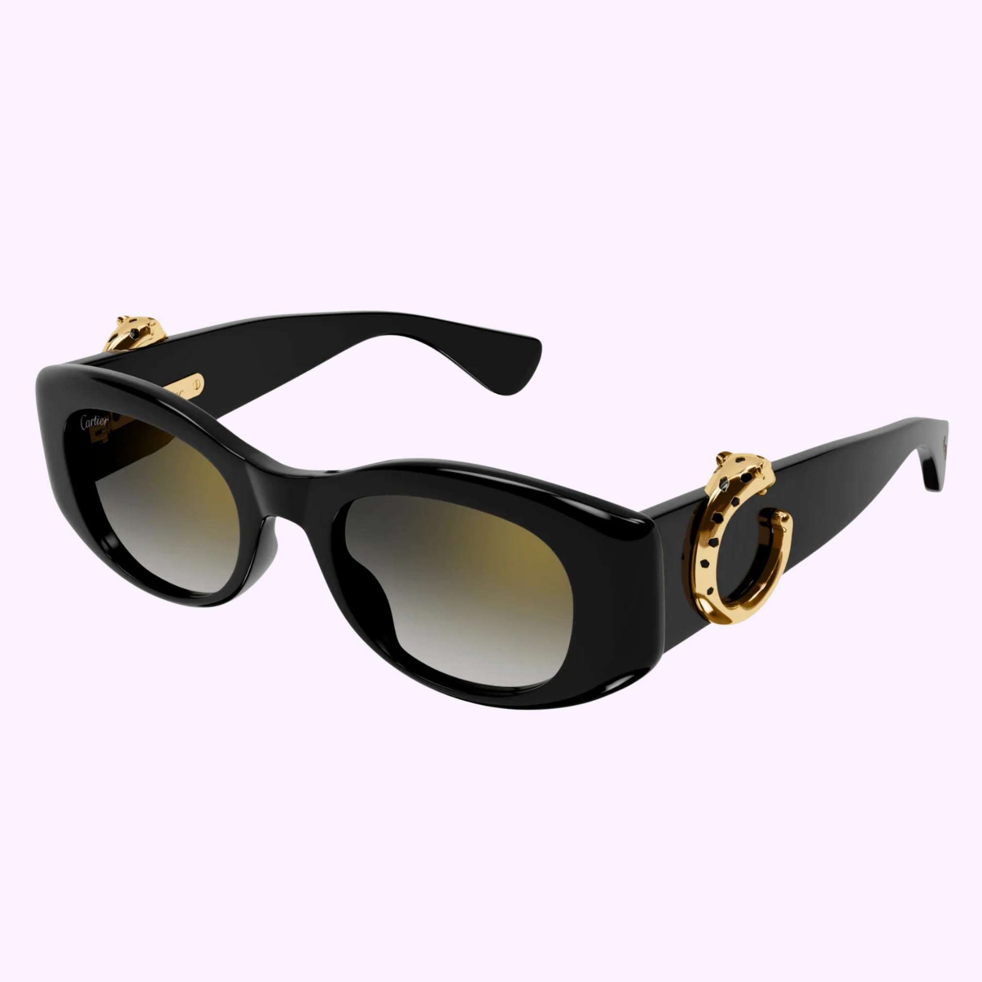 Cartier CT0472S 001 51mm Women's Luxury Sunglasses - Polarized UV Protection - Elegant Designer Shades for Women - Perfect for Outdoor Activities, Travel & Fashion