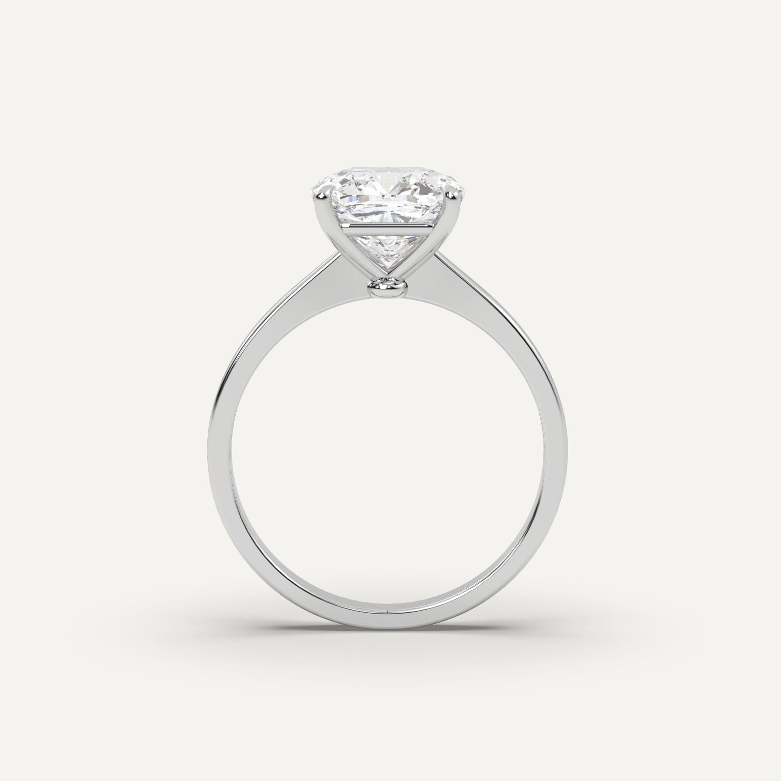 3 Carat Cushion Cut Diamond Engagement Ring - 14K White Gold Wedding Band for Women - Perfect for Proposals, Anniversaries & Special Occasions