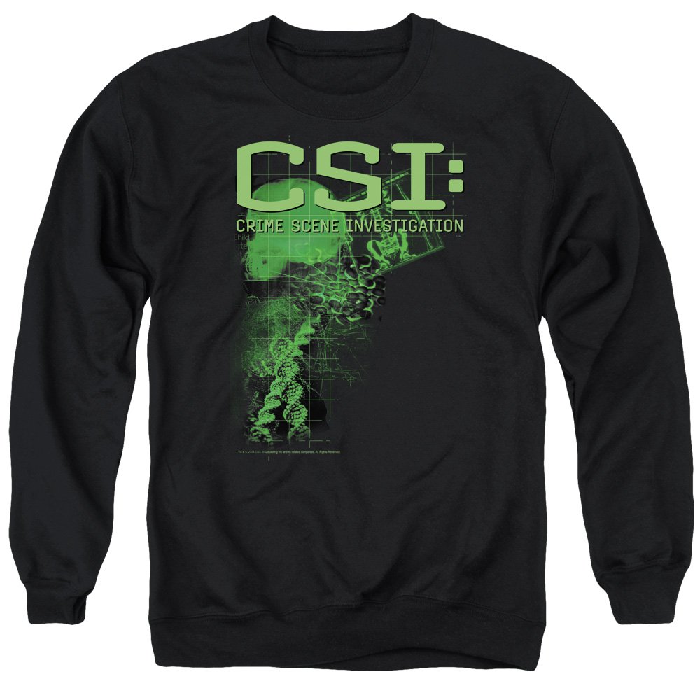CSI Evidence Unisex Crewneck Sweatshirt for Men & Women - Comfortable Cotton Pullover for Casual Wear, TV Show Fans & Crime Scene Investigation Enthusiasts