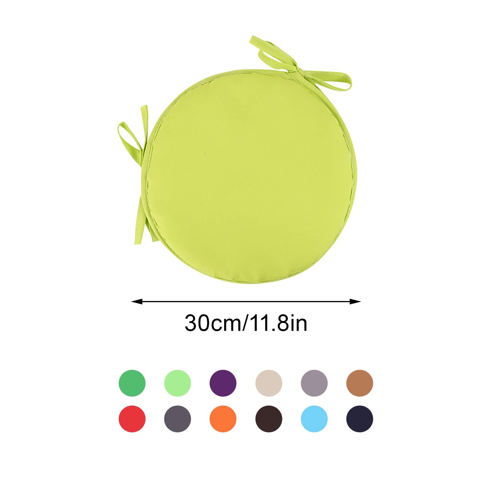 **Round Garden Chair Cushions - Waterproof Outdoor Seat Pads for Patio, Bistro, Kitchen & Dining Chairs - Comfortable & Durable for Backyard, Deck & Restaurant Use**