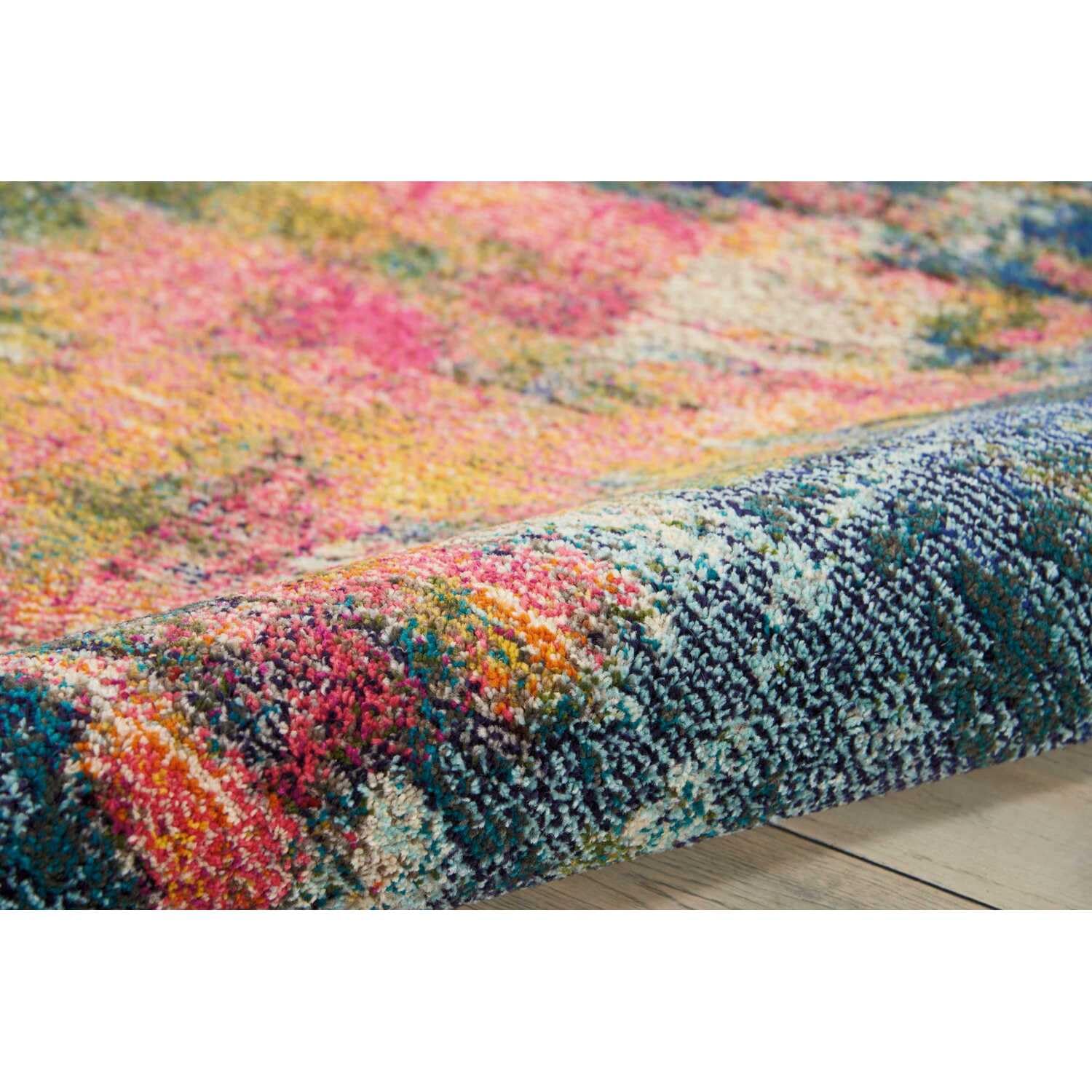 Nourison Celestial Blue/Yellow 5'3