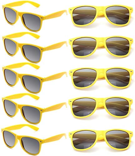 Yellow Frame / Grey 10 Pack