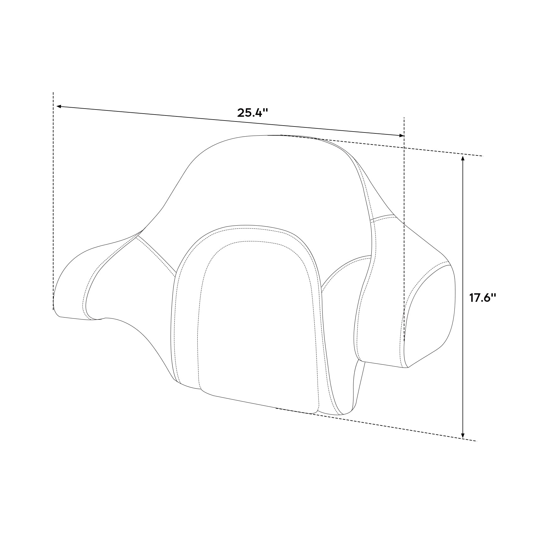 **C.C. RIDER Driver & Passenger Seat with King Tour Pack Trunk Backrest Pad – Rally Stripe Tuck & Roll Design – One-Piece 2-Up Seat for Harley Touring, Road King, Street Glide, Electra Glide (2014-2023) – Comfortable for Long Rides & Road Trips**