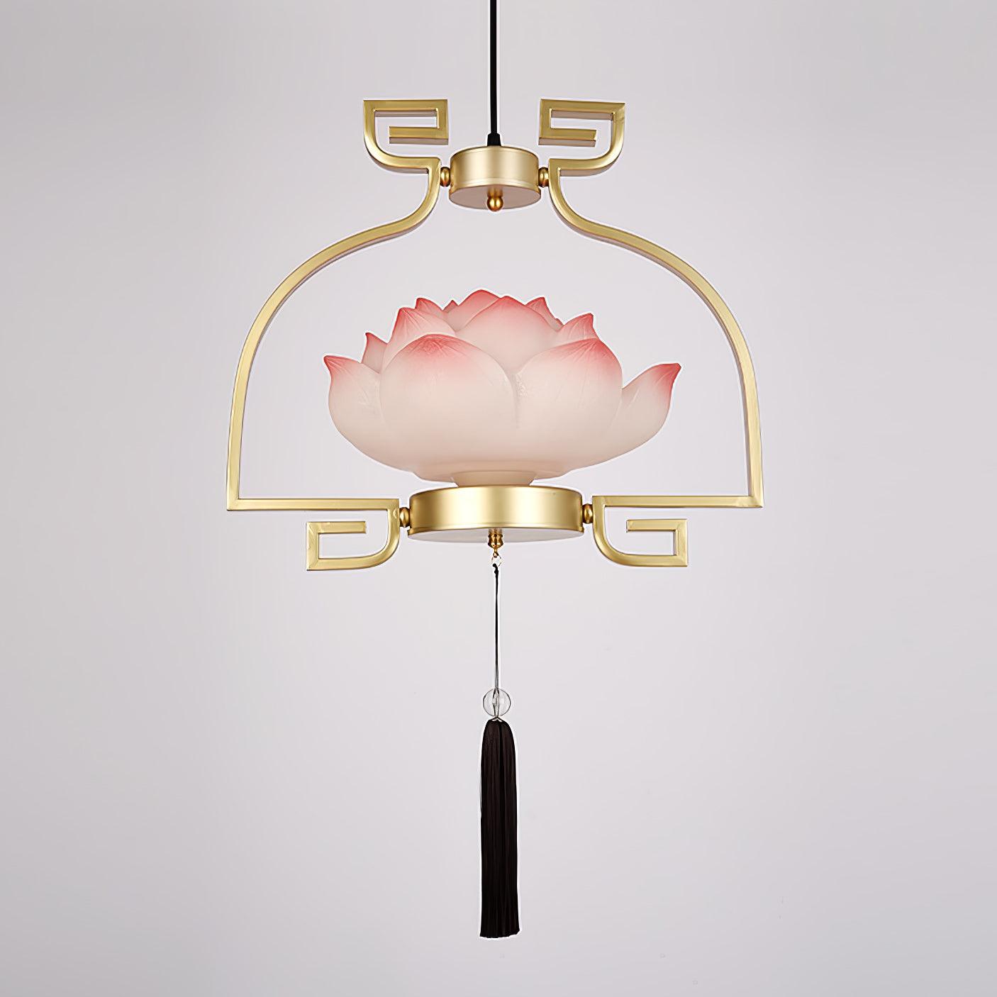 Lotus Bloom Chandelier - Elegant Floral Ceiling Light Fixture for Living Room, Bedroom & Dining Room Decor | Perfect for Home, Wedding & Event Lighting