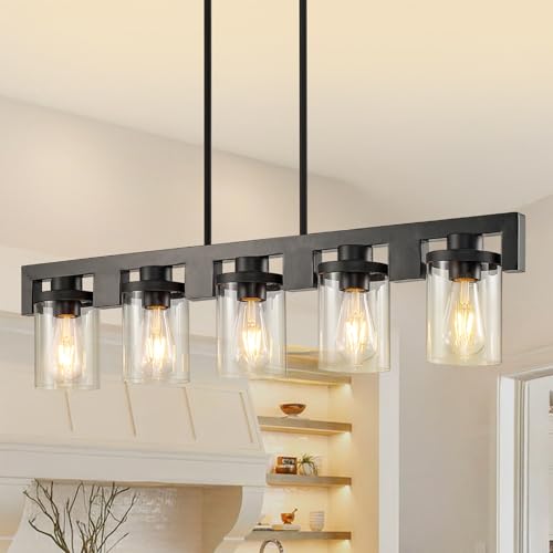 5-Light-Black-32.5 Inch