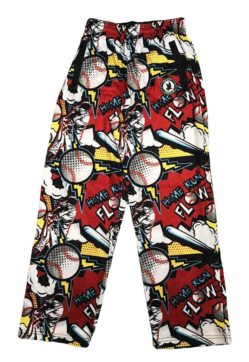 Youth Home Run Lounge Pants - Soft & Comfortable Joggers for Boys & Girls - Perfect for Sleeping, Relaxing & Casual Wear