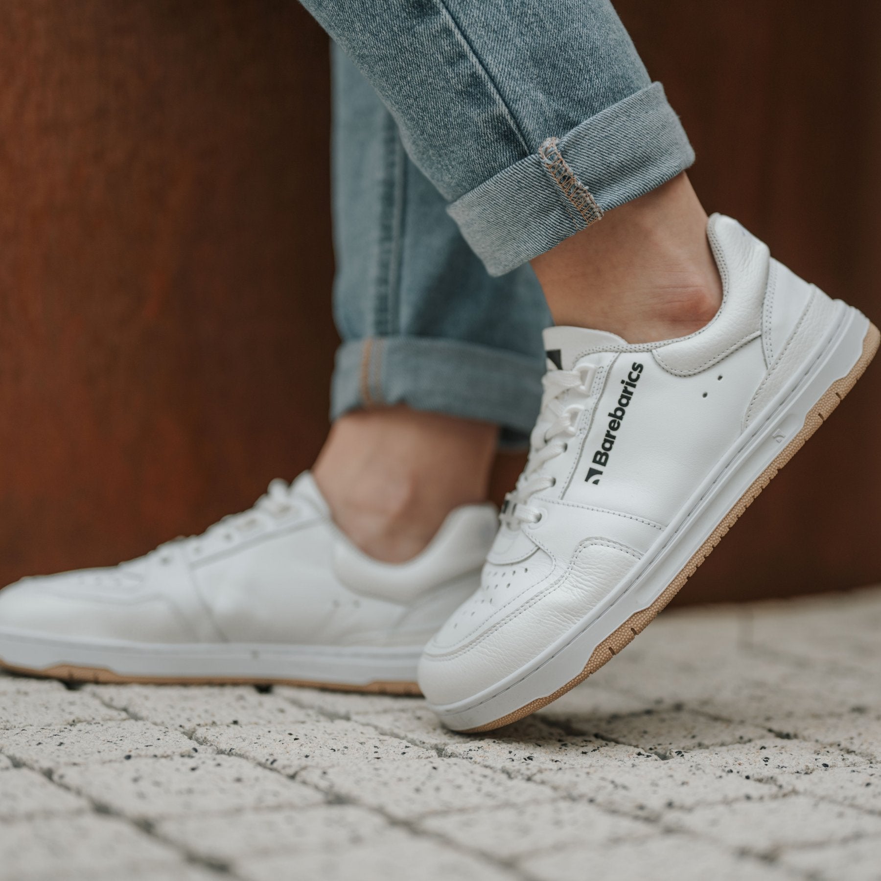 Barefoot Sneakers Barebarics Wave - All White Unisex Minimalist Shoes for Running, Walking & Gym Workouts