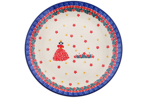 10-Piece Floral Princess Dinner Plate Set - Elegant Porcelain Plates for Royal Tea Parties, Birthday Celebrations, and Special Occasions