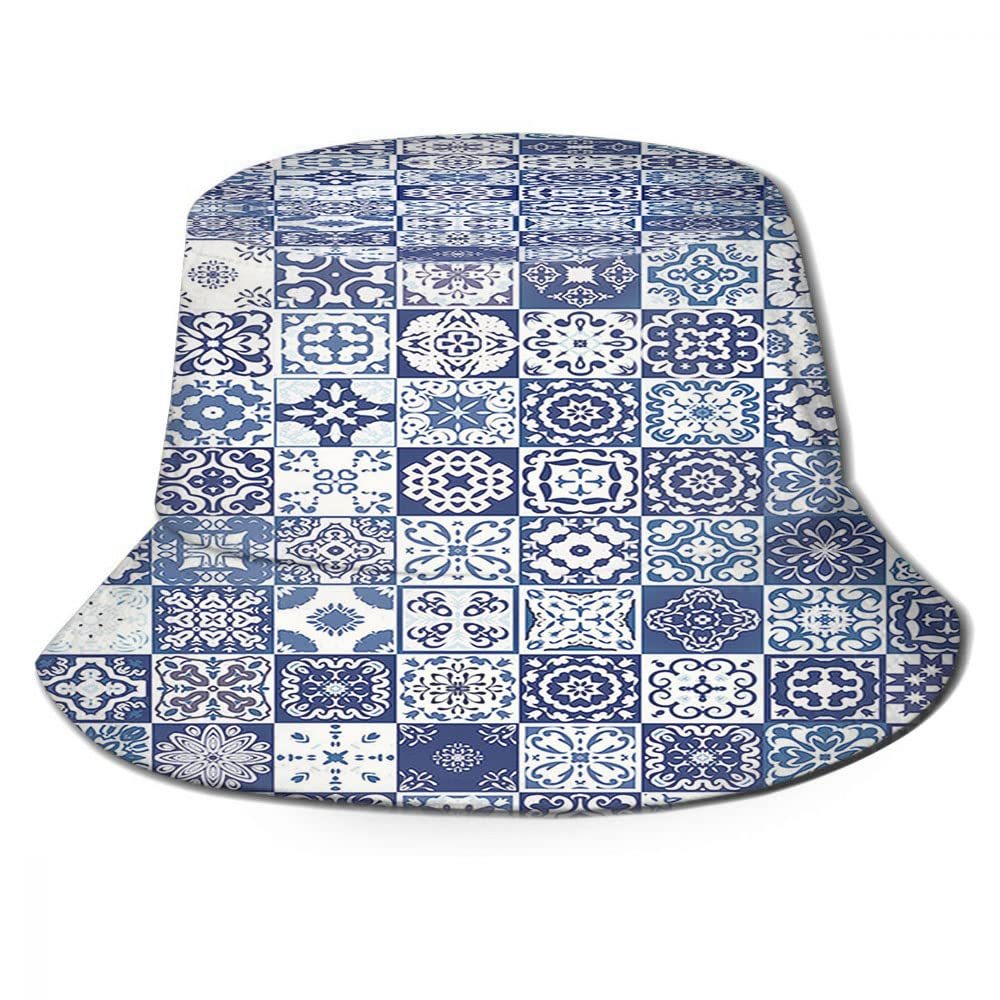 Stylish Brown Tartan Plaid Bucket Hat for Women & Men - Fashionable Unisex Sun Hat with UPF Protection, Packable Travel & Beach Hat for Outdoor Activities, Fishing, Vacations and Summer Adventures