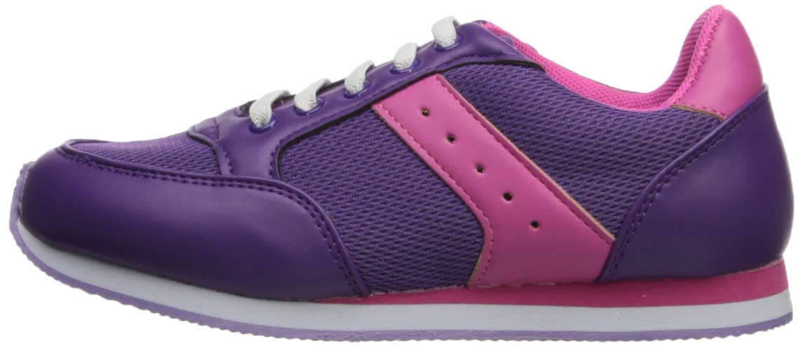 Emilliano Kids Sneakers - Pink & Purple Running Shoes for Boys & Girls, Size 11 M US - Perfect for School, Play & Everyday Wear