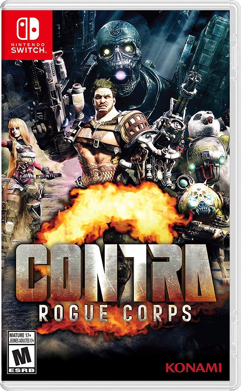 CONTRA Rogue Corps - Nintendo Switch Game | Action-Adventure Shooter for Single & Multiplayer | Perfect for Gaming on the Go & Home Entertainment