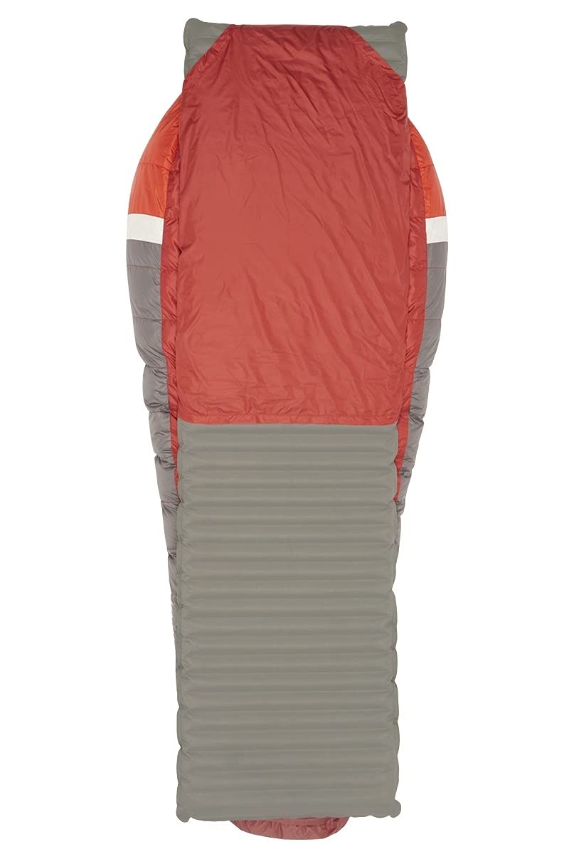 Sierra Designs Backcountry Bed 20°F Sleeping Bag - 650 Fill Dridown - Lightweight Zipperless Down Sleeping Bag for Camping, Backpacking & Hiking - Men's, Women's & 2-Person - Perfect for Cold Weather Adventures & Outdoor Exploration