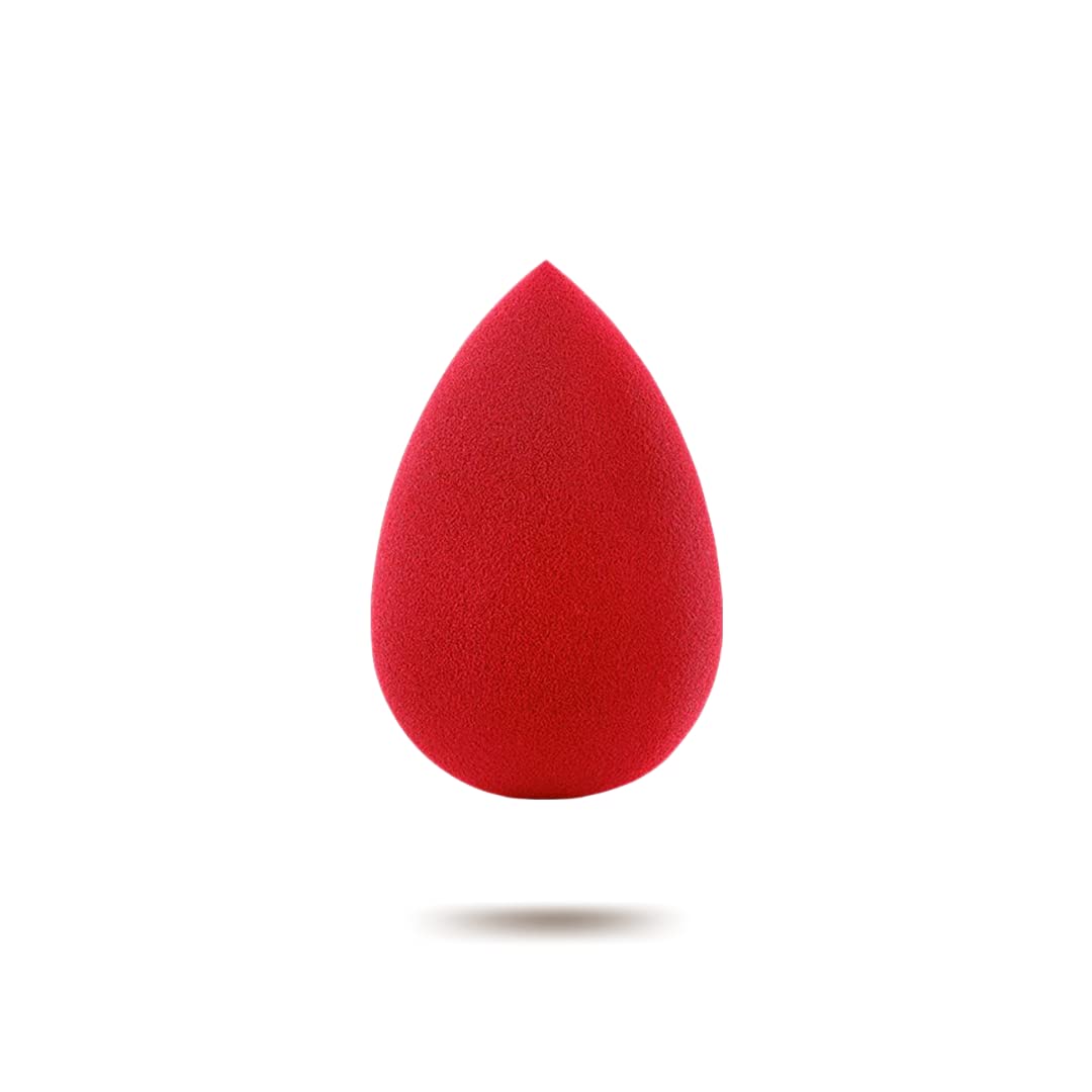 Premium 365 Red Makeup Sponge - Soft, Durable, and Blends Flawlessly for Foundation, Concealer, and Powder | Perfect for Daily Makeup, Travel, and Professional Use