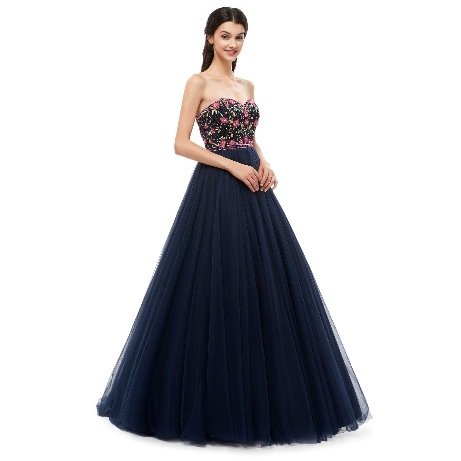 Elegant Embroidered Ball Gowns for Women - Quinceañera, Sweet 16 & Prom Dresses | Long Formal Evening Gowns for Special Occasions, Parties & Dances