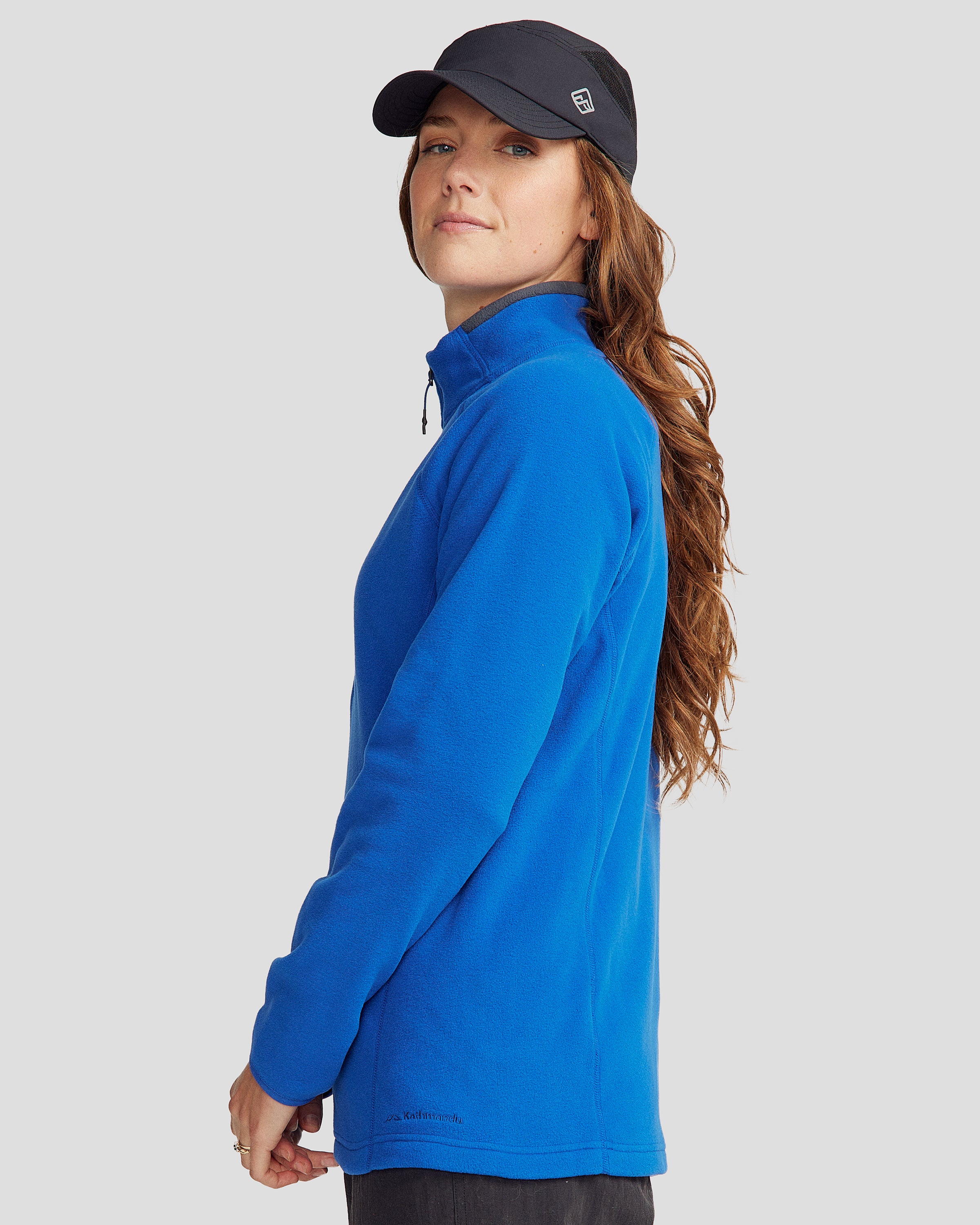 Women's Ridge 100 Primaloft Pullover Jacket - Lightweight Insulated Winter Coat, Water-Resistant & Warm, Peak Blue - Perfect for Hiking, Skiing & Outdoor Activities