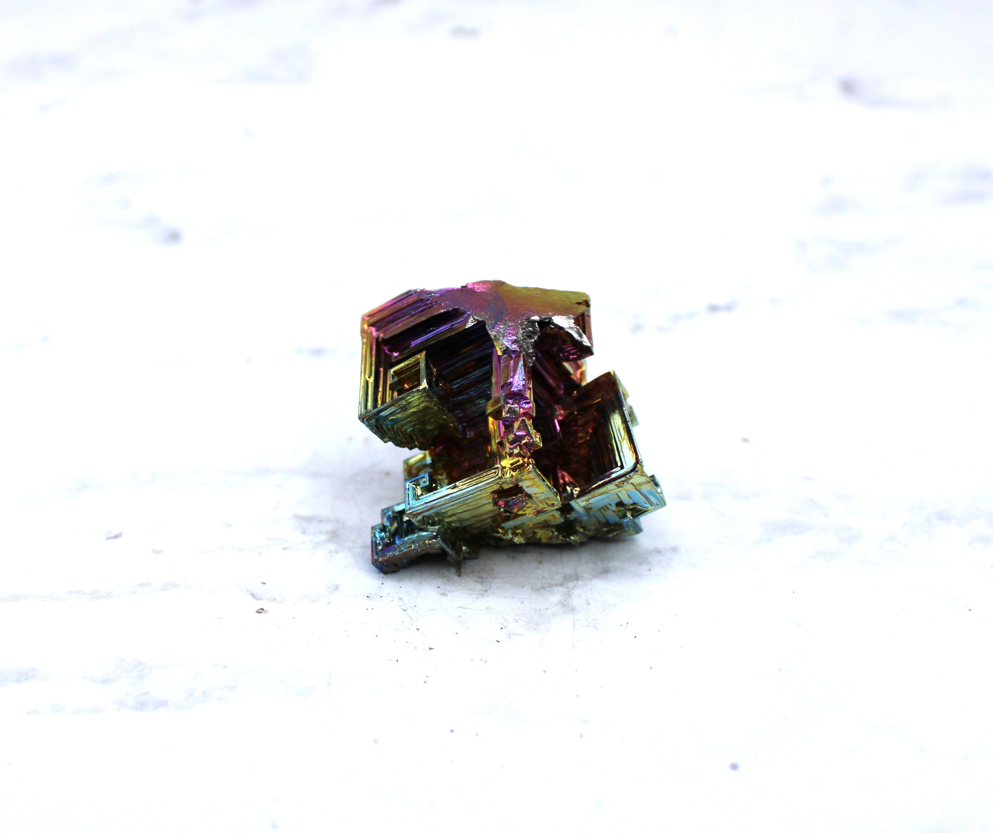 Bismuth Specimen - Natural Bismuth Crystal for Collectors & Science Education | Perfect for Home Decor, Gifts & STEM Learning